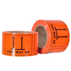 THIS WAY UP Rippa Printed PET Labels on a Roll
