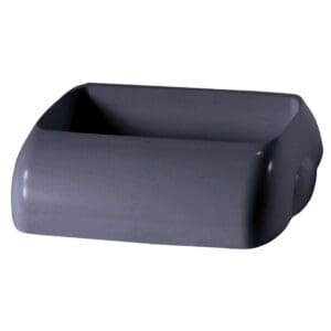 Wall Mount Bin 42L Hidden Lid, Black