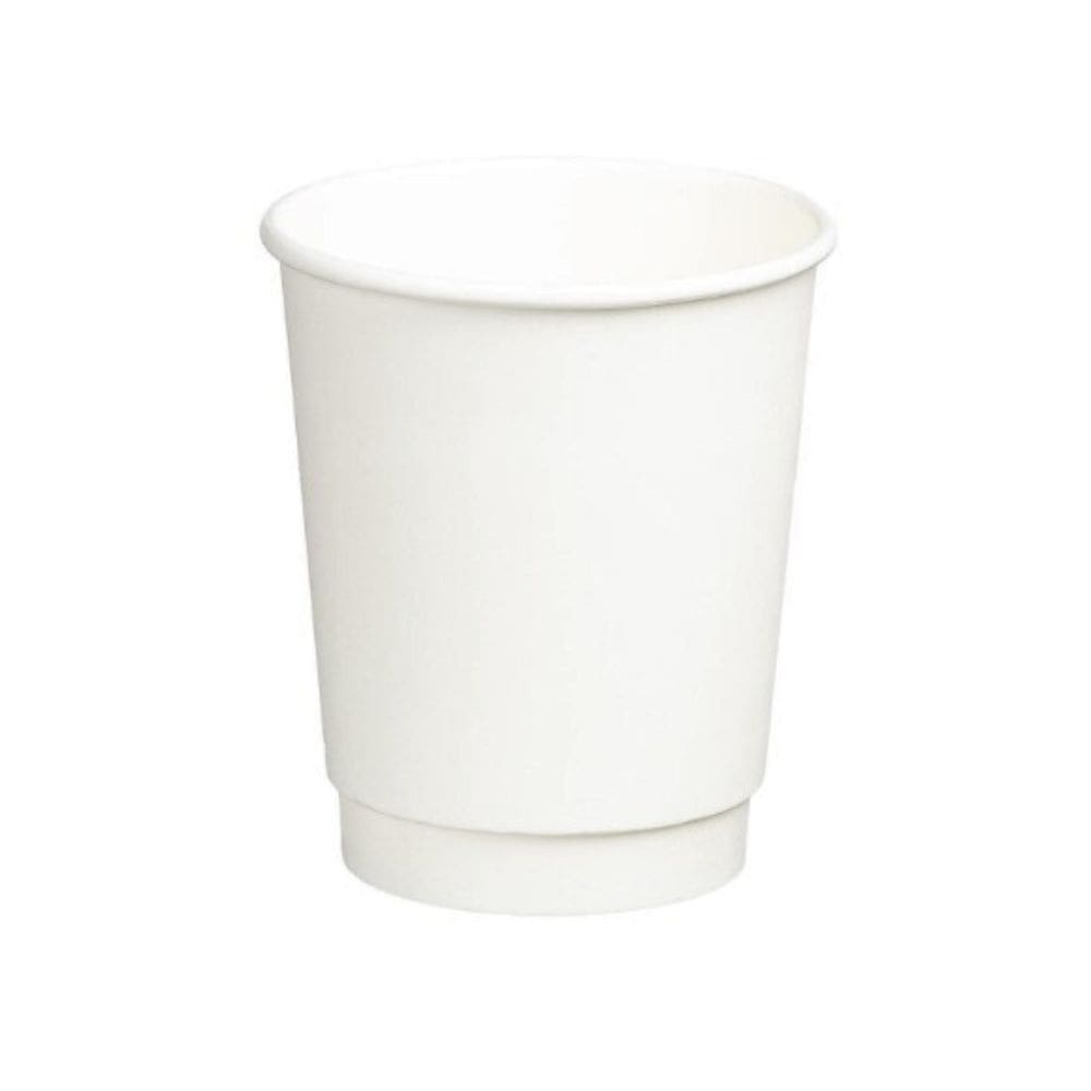 Double Wall Universal PE Paper Cups 280ml 90mm White