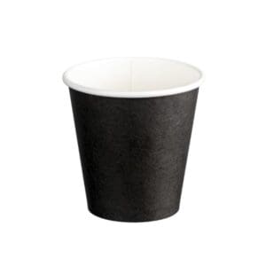 Single Wall PE Paper Cups 230ml (80mm) Black