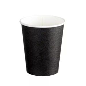 Single Wall PE Paper Cups 280ml (80mm) Black