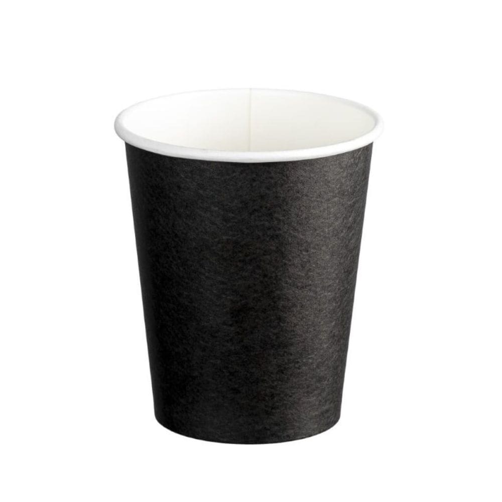 Single Wall Universal Paper Cups 280ml (90mm) Black