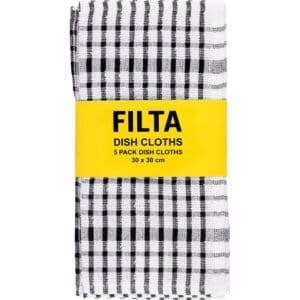 Filta Dish Cloths 30cm x 30cm (5 Pack)