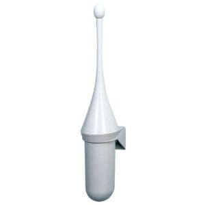 Toilet Brush - Wall Mounted, White