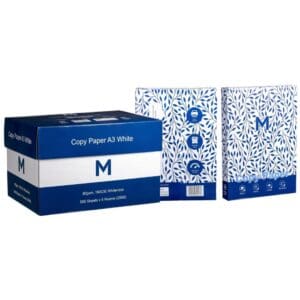 Matthews A3 Office Copy Paper 80gsm, White (5 Reams)