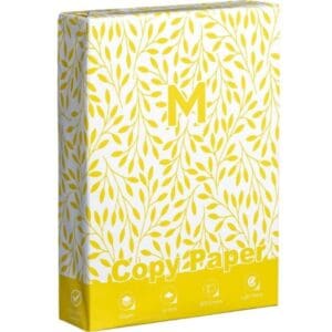 Matthews A4 Office Copy Paper 80gsm, Pastel Yellow (5 Reams)