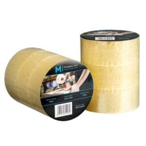 Low Noise Packaging Tape 48mmx200mx55mu, Clear (Box of 18 Rolls)