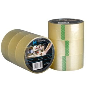 Premium Hot Melt Packaging Tape 48mmx100mx50mu, Clear