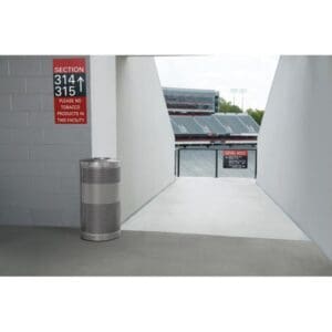 Rubbermaid Classics Open Top 193L Stainless Steel Bin