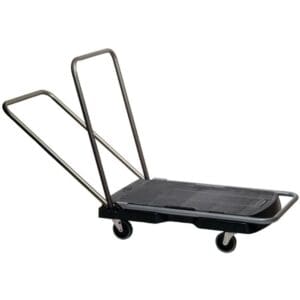 Rubbermaid Triple Trolley with Straight Handle, Utility Duty