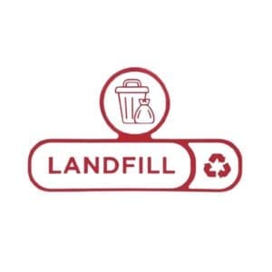Rubbermaid Slim Jim Recycling Station Billboard Label