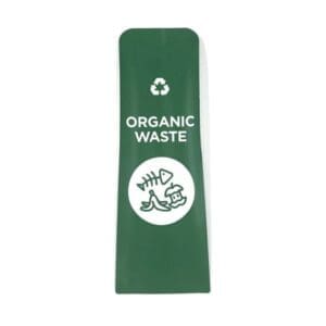 Rubbermaid Slim Jim Recycling Station Front Panel Label