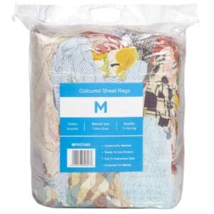Bed Sheet Rags, Coloured 10KG
