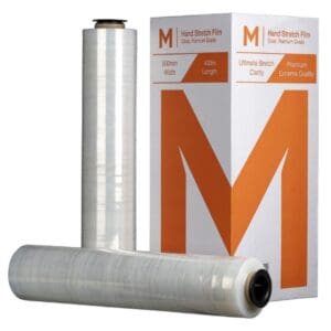 Matthews Hand Stretch Film 500mm x 400M, 17mu, Clear