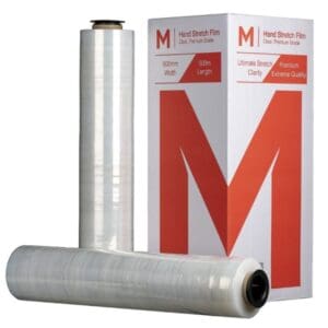 Matthews Hand Stretch Film 500mm x 500M, 12mu, Clear