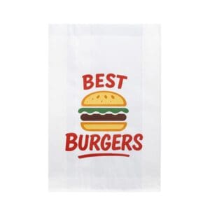 Paper Printed Burger Bag - Best Burgers