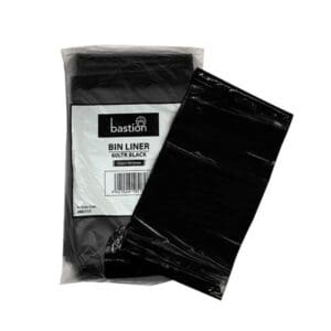 Bastion Bin Liners 60L 24mu, Black - Carton of 500