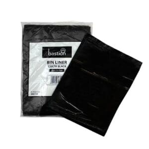 Bastion Bin Liners 120L 28mu, Black