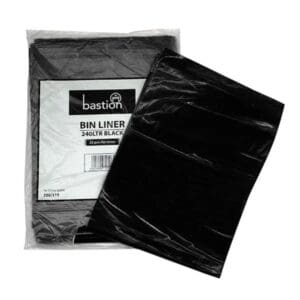 Bastion Bin Liners 240L 29mu, Black