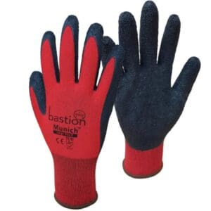 Bastion Munich Red Nylon Gloves