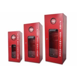 Galvanised Metal Fire Extinguisher Cabinet