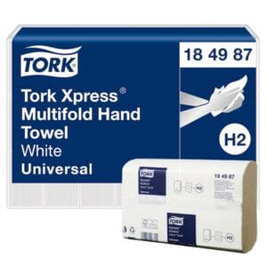 Tork H2 Xpress Multifold Slimline Universal Hand Towels 1 Ply