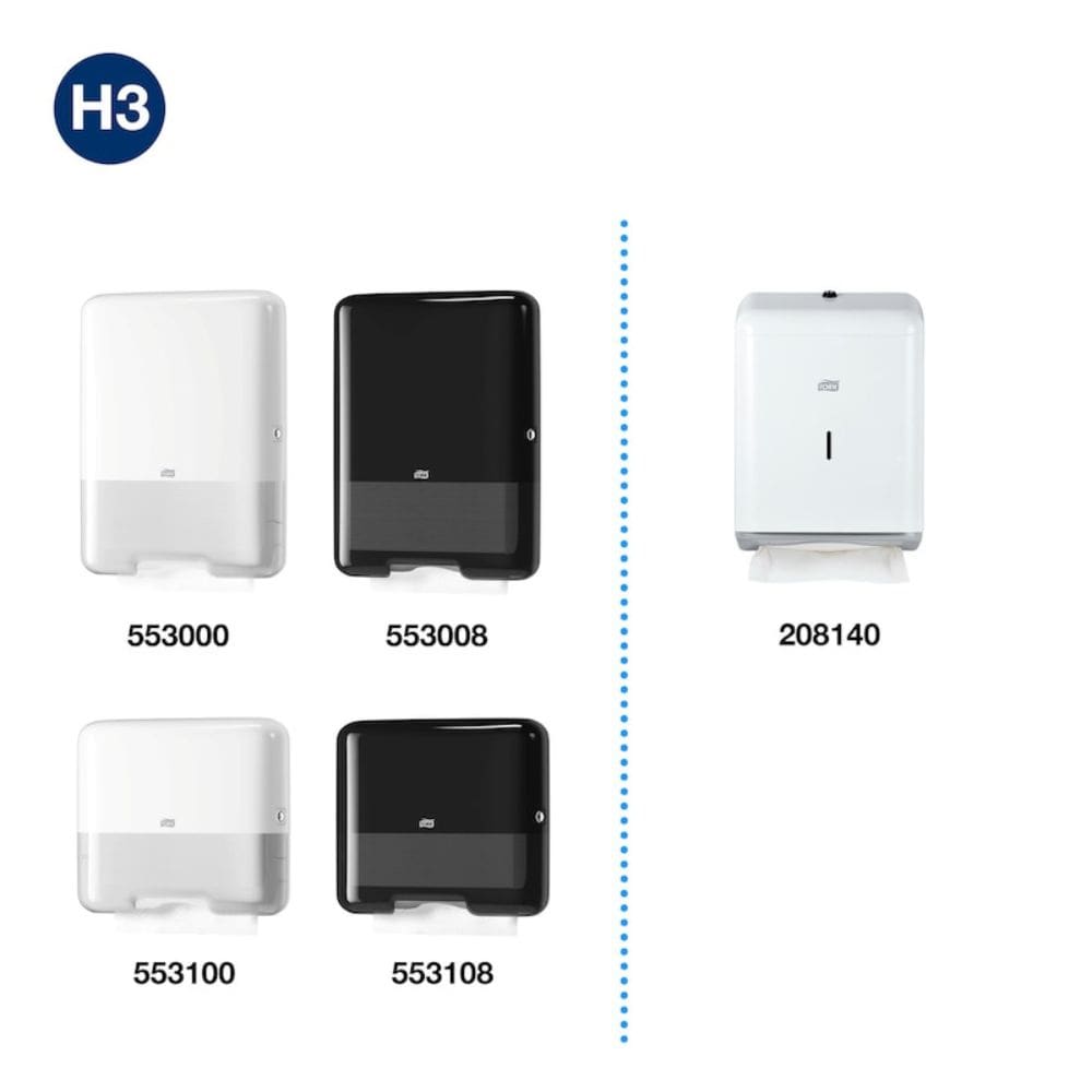 Tork H3 Dispensers