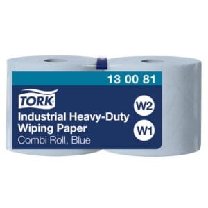 Tork Industrial Heavy Duty Blue Wiping Paper 3 Ply