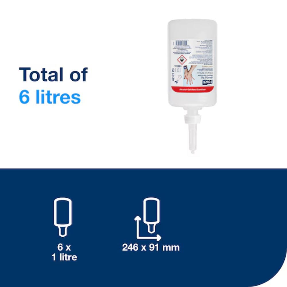 Tork Premium Hand Sanitiser S1 Alcohol Free Gel 1000ml