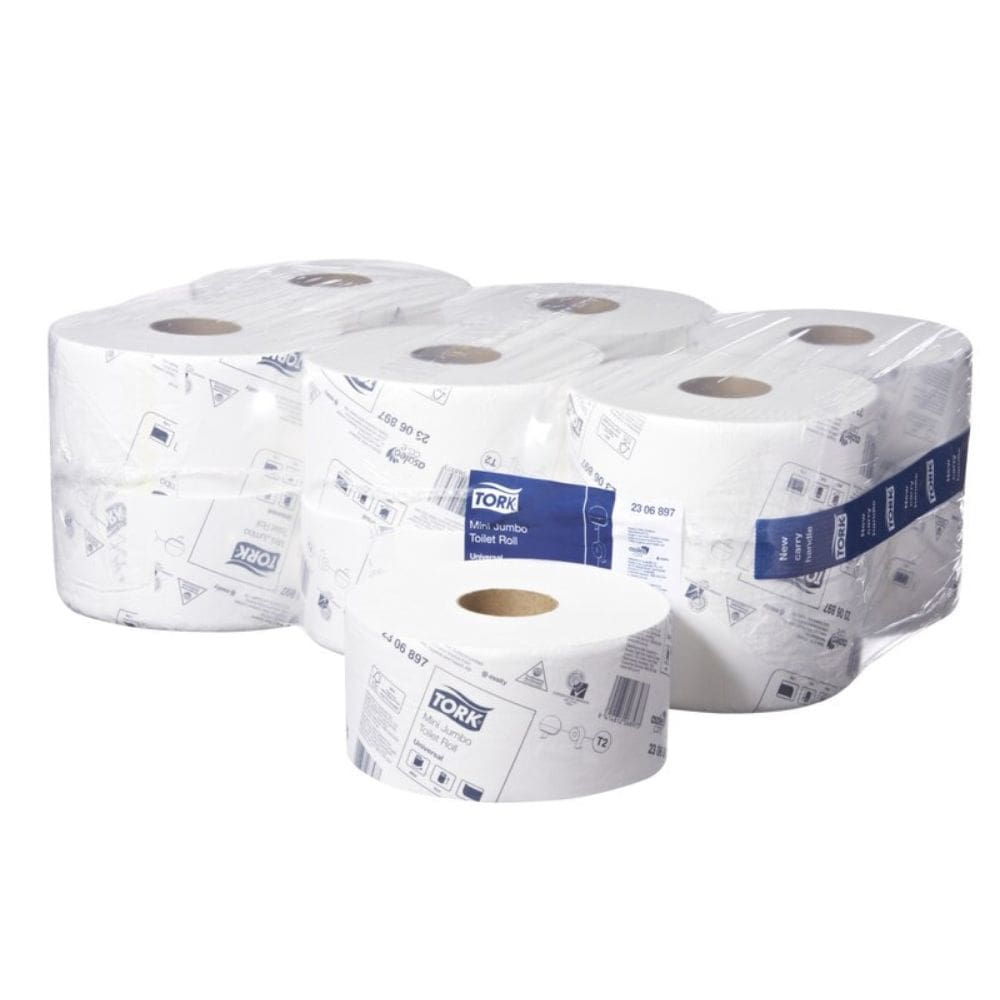 Tork T2 Mini Jumbo Toilet Roll 1 Ply 400M
