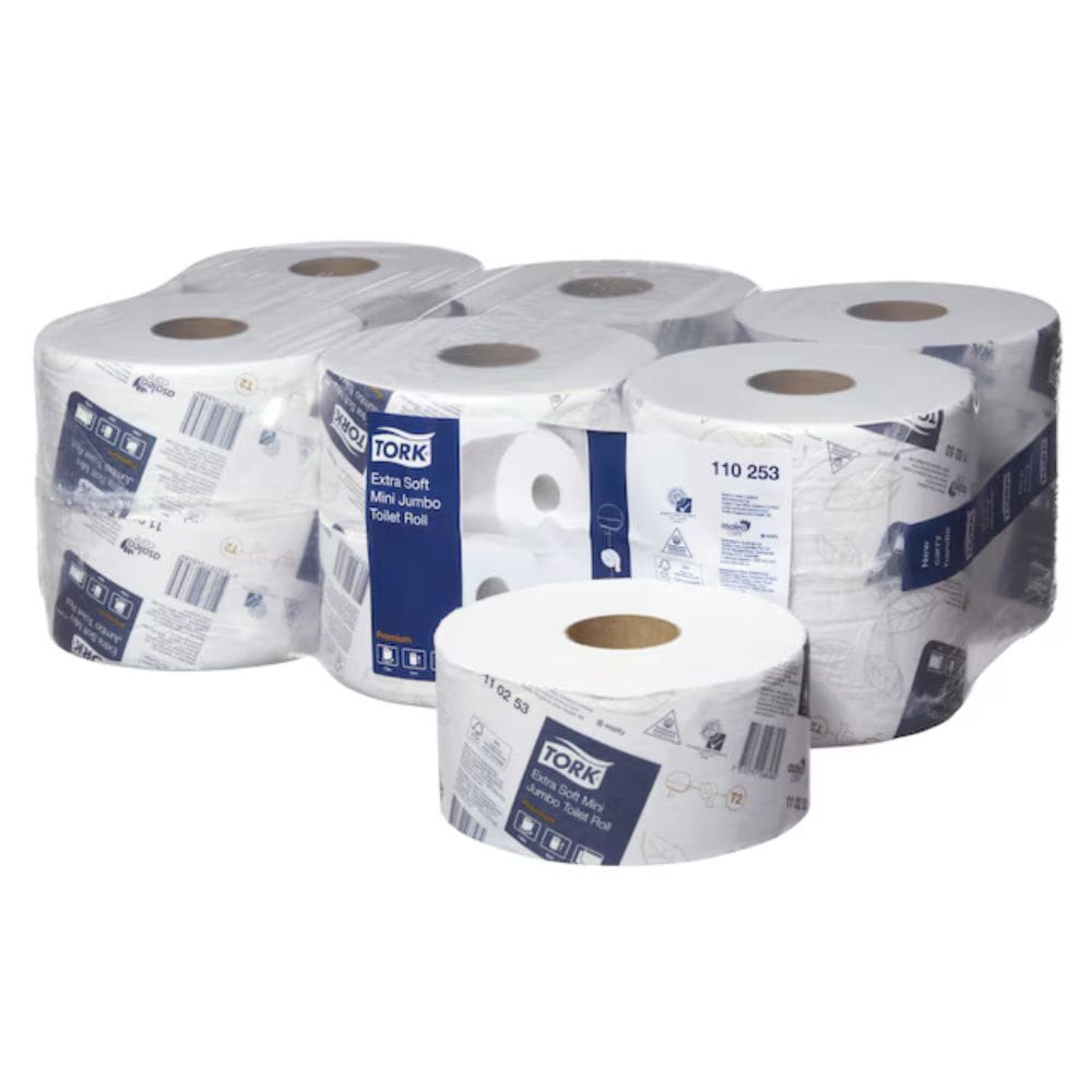 Tork T2 Soft Mini Jumbo Toilet Roll 2 Ply