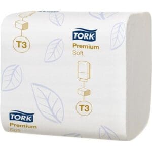 Tork T3 Soft Folded Toilet Tissue 2 Ply 114273