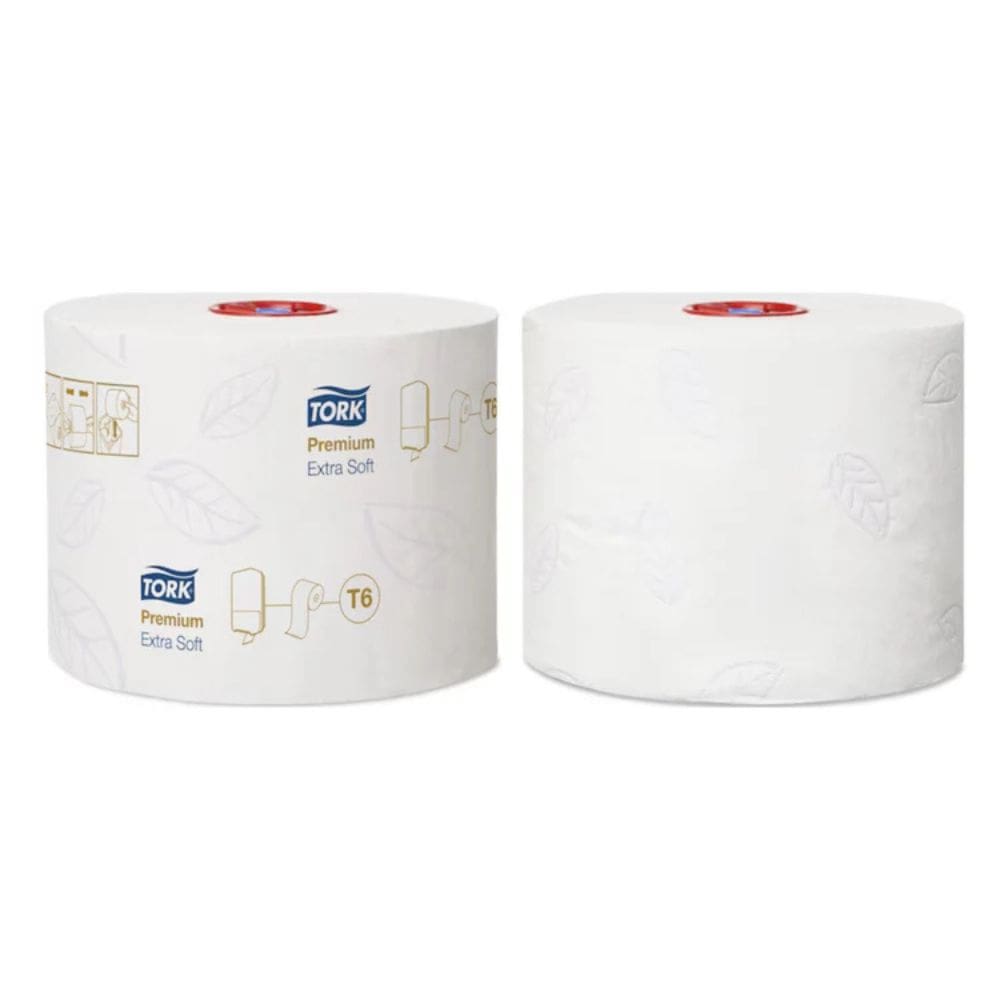 Tork T6 Toilet Paper Mid-Size Roll Premium 3-Ply