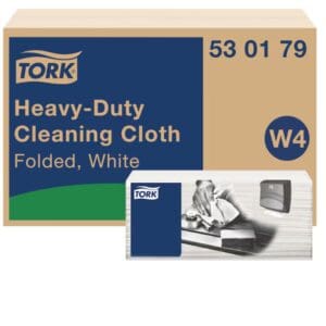 Tork W4 Heavy Duty Cleaning Cloth Folded